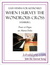When I Survey the Wondrous Cross piano sheet music cover